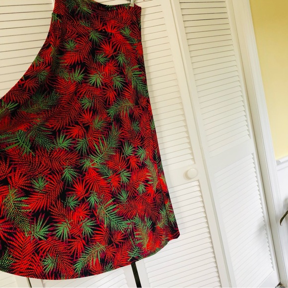 Lularoe Printed Maxi Skirt L - Picture 5 of 9